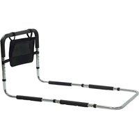 Gr8 Home Adjustable Bed Rail Grab Handle 136kg Steel in Silver