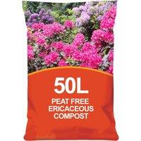 simpa Peat Free Nutrient Rich Ericaceous Compost - 50L in Dark Brown