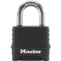 Master Lock Excell 4-digit Black Finish Combination 50mm Padlock