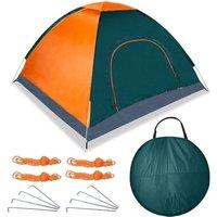 SPETLEK 3-4 Person Double Layer Pop Up Instant Camping Tent Waterproof Outdoor in Green