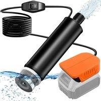 SPETLEK 120W 12V Cordless Oil Water Pump for Dewalt 18V 20V Battery in Black