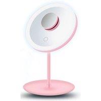 Havendro Pink Magnifying Mirror LED Lights Make Up Shaving Mirror
