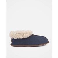 Celtic & Co Women's Soft Sole Bootee Slipper in Mid Navy | Size: 7