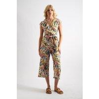 Louche Women's Sidra Summer Dream Print Crop Jumpsuit | Size: 10