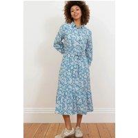 Kite Women's Morcombelake Poplin Dress in Blue | Size: 16