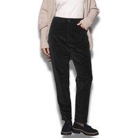 Celtic & Co Women's Slim Straight Leg Trousers in Dark Grey | Size: 14