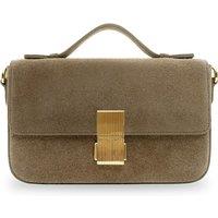 Apatchy London Women's The Flora Suede Bag in Light Brown