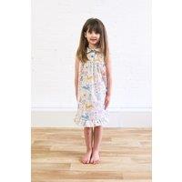 Fox In A Box Girl's Bouncing Bunny Sleeveless Cotton Nightie | Size: 7-8 Years