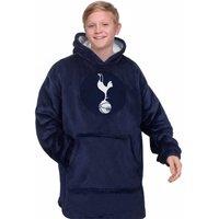 Tottenham Hotspur FC Kids Fleece Oversized Hoodie Blanket in Navy | Size: 10-14 Years