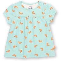 Kite Girl's Little Shrimp Tunic in Aqua | Size: 9-12 m