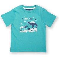 Kite Boy's Spinosaurus T-Shirt in Turquoise | Size: 3-6 m
