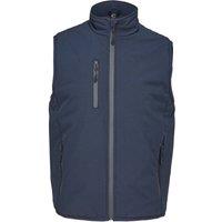 SOL'S Men's Falcon Padded Body Warmer in Dark Blue | Size: 4XL
