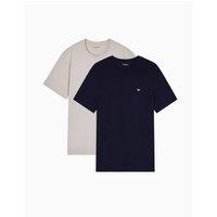 Emporio Armani Men's 2-Pack Crew Neck T-Shirt Multi | Size: Large