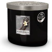 Heart and Home Twin Wick Ellipse Soy Wax Candle - Black Vanilla