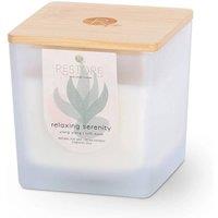 RESTORE Large Soy Wax Candle - Relaxing Serenity in Cool White