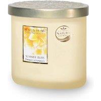 Heart and Home Twin Wick Soy Wax Candle - Summer Bliss in Cool White