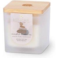 RESTORE Small Soy Wax Candle - Mindful Moments in Cool White