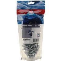 JCP CONSTRUCTION PRODUCTS Metalfix Stitching Screws 16mm Washer in Silver