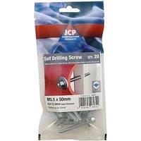 JCP CONSTRUCTION PRODUCTS Metalfix Self-Drilling Screws 5.5 x 32mm in Silver