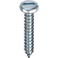 Unifix Self-Tapping Screws Slotted Pan Head AB DIN 7971-C BZP 8G - 1000 in Silver