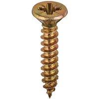 Vortex Multi-Purpose Woodscrews 3.5 x 12mm - Box of 200 in Gold