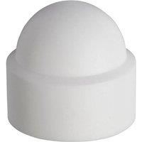 Unifix White Plastic Cover Cap M8 - Box of 100