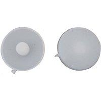 JCP CONSTRUCTION PRODUCTS Concrete Screw Cover Caps - White - Box of 1000