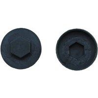 JCP CONSTRUCTION PRODUCTS Anthracite Cover Caps 19mm - Box of 1000 in Dark Grey