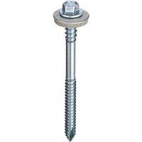 Unifix Hex Head Hi Thread Composite Panel Self Drill Screw - Box of 100 in Silver
