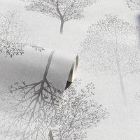 Arthouse Wonderland Wallpaper in Mid Grey