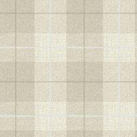 Arthouse Country Tartan Taupe Wallpaper in Beige