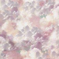 Arthouse Vanilla Skies Wallpaper in Dusty Pink