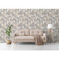 Arthouse Botanical Leaves Natural Wallpaper in Beige