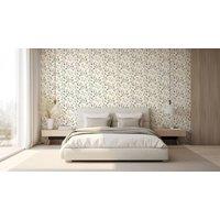 Arthouse Japandi Leaf Trail Natural Wallpaper in Beige