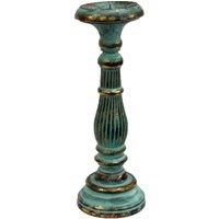 KDMD Medium Candle Stand - Turquois Gold in Turquoise