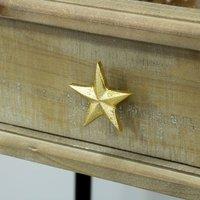 Melody Maison Gold Star Drawer Knob in Metallic Gold