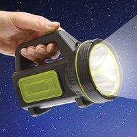 Victor Tools Rechargeable Xenon LED Flashlight, 2000 Lumen in Black