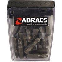 Abracs PH2 Screwdriver Bits - 25mm in Grey