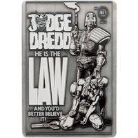 2000 AD Judge Dredd Limited Edition Comic Book Cover Collectible Ingot in Metallics