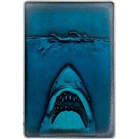 Jaws 50th Anniversary Poster Limited Edition Metal Collector's Ingot in Blue