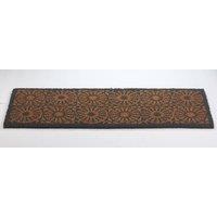 RHS Starburst Grey Runner Door Mat Latex Backed 40 x 120cm | Size: 40 x 120 cm