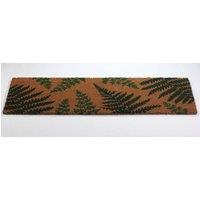 RHS Fern Runner Door Mat Latex Backed 40 x 120cm in Green | Size: 40 x 120 cm