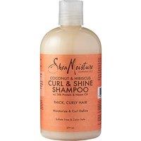 Shea Moisture Coconut & Hibiscus Curl & Shine Shampoo 384ml in Clear
