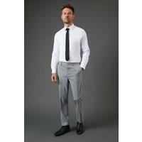 Burton Men's Light Grey Slim Fit Essential Suit Trousers | Size: 34S