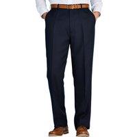 Chums Men's Smart Casual Formal Trousers With Hidden Elasticated Waist in Navy | Size: 46S
