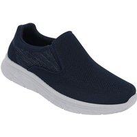 Pegasus Men's Wide Fit Slip-On Trainers - Lightweight Sport & Outdoor Shoes with in Navy | Size: 9