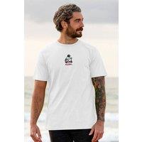 Rapanui Clothing Men's Rebel T-shirt in White | Size: 3XL