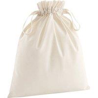 Westford Mill Men's Soft Cotton Drawcord Bag in Natural | Size: Small