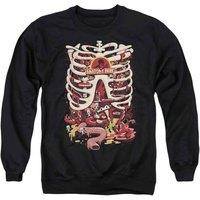 Rick & Morty Men's Anatomy Park Sweatshirt in Black | Size: Large