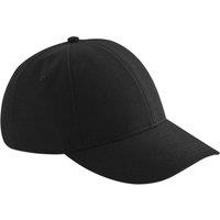 Beechfield Men's Lifestyle Water Resistant Baseball Cap in Black
